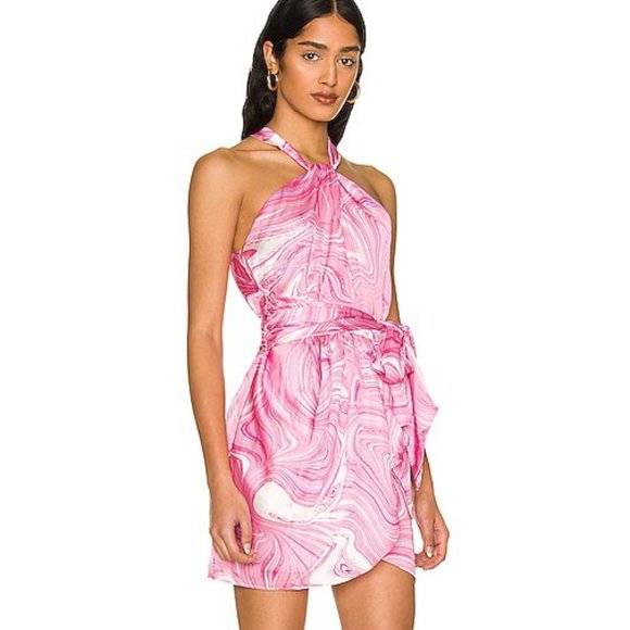 Amanda Uprichard Dresses & Skirts - Amanda Uprichard Shauna Dress Pink Swirl XS